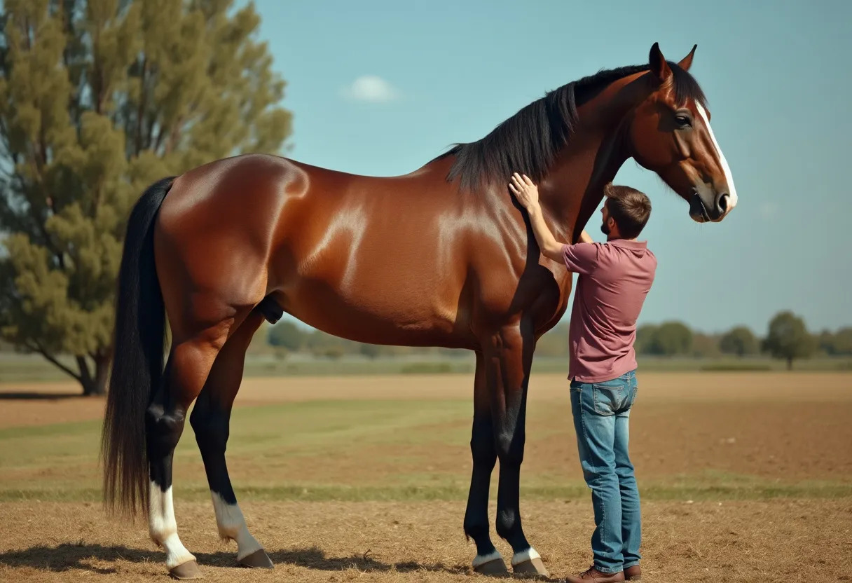 cheval géant