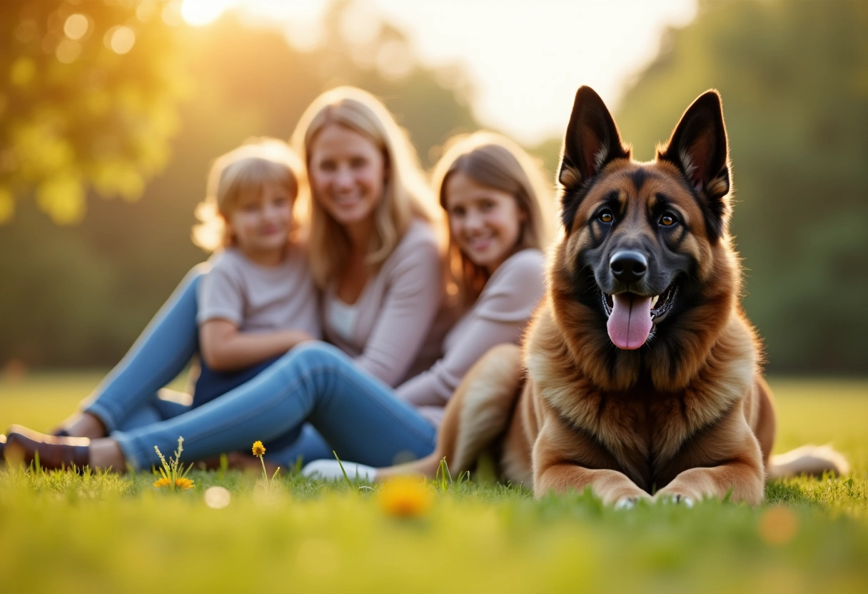 labrador  berger allemand